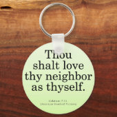 Liebe Ihrer Nachbargalaten 5:14 Schlüsselanhänger (Vorderseite)