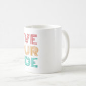 LIEBE IHRES CODES - PROGRAMMIERENDER NERD KAFFEETASSE (VorderseiteRechts)