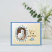 Liebe Ihres Flügels 2 Postkarte (Stehend Vorderseite)