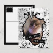Liebe Ihres Haustiertages Postkarte (Vorne/Hinten)