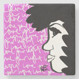 Liebe Ihres Lichtsteinen-Untersetzer Steinuntersetzer