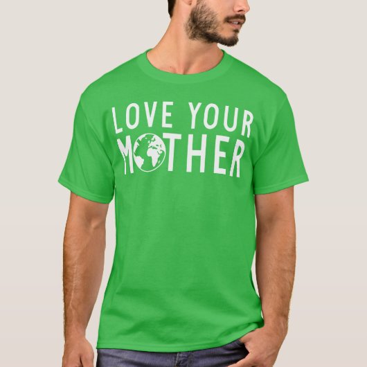 LIEBE IHRES MUTTER-Retro T-Shirt (Vorderseite)