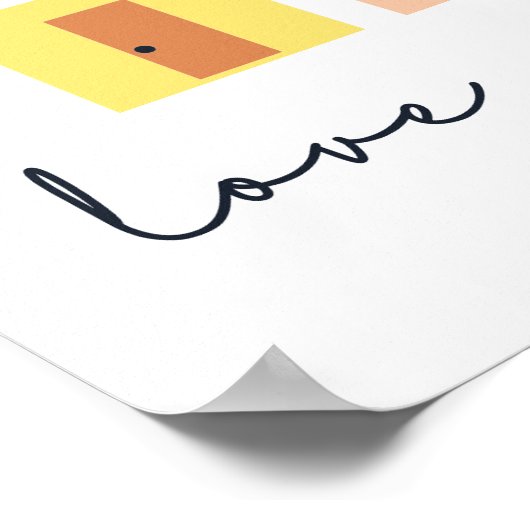 Liebe Ihres Nachbarn Poster (Ecke)