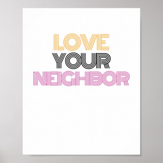 Liebe Ihres Nachbarn Poster (Vorne)