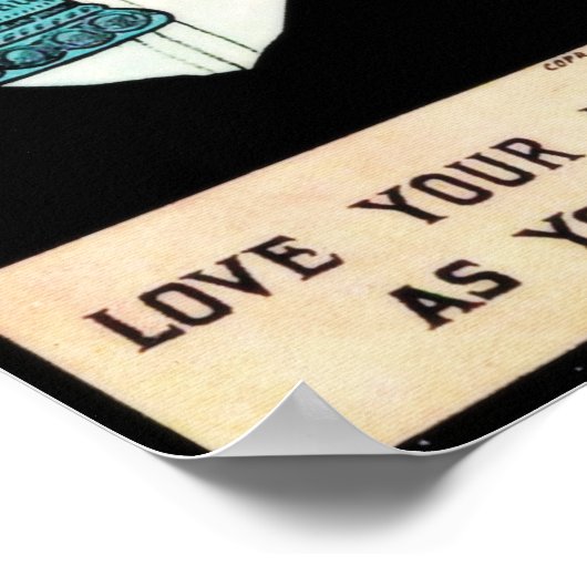 Liebe Ihres Nachbarn Poster (Ecke)