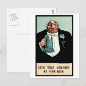 Liebe Ihres Nachbarn Postkarte (Vorne/Hinten)