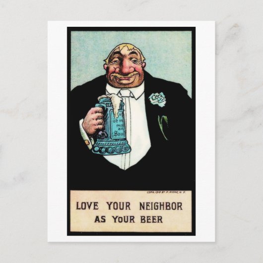 Liebe Ihres Nachbarn Postkarte (Vorderseite)