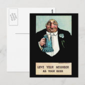 Liebe Ihres Nachbarn Postkarte (Vorne/Hinten)