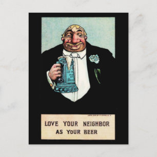 Liebe Ihres Nachbarn Postkarte