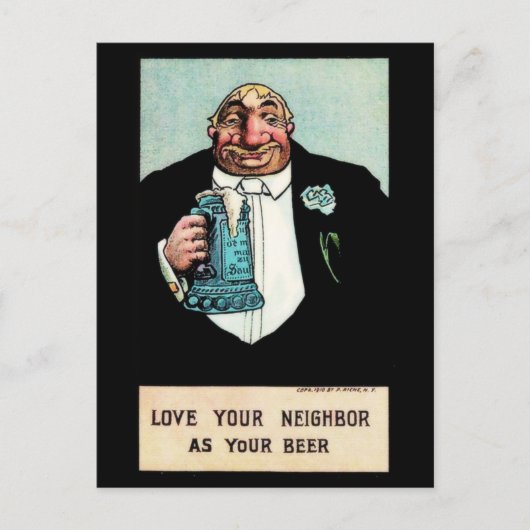 Liebe Ihres Nachbarn Postkarte (Vorderseite)