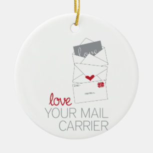 Liebe Ihres Postbetreibers Keramik Ornament