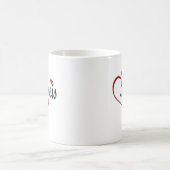Liebe Illinois Hearts Tasse (Mittel)