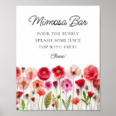 Liebe im Bar Bloom Mimosa Poster (Vorne)