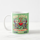 Liebe im Bewegungsapparat Valentin Kaffeetasse (Links)