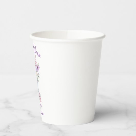 LIEBE IM BLOOM-BRAUTPARTY PAPPBECHER (Links)