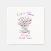 LIEBE IM BLOOM-BRAUTPARTY SERVIETTE (Vorderseite)