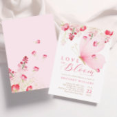 Liebe im Bloom Butterfly-Brautparty Einladung