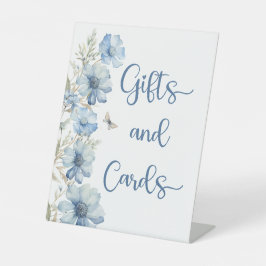 LIEBE IM BLUE BLUE FLORAL BRAUTPARTY SOCKELSCHILD