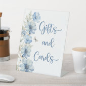 LIEBE IM BLUE BLUE FLORAL BRAUTPARTY SOCKELSCHILD (In SItu)