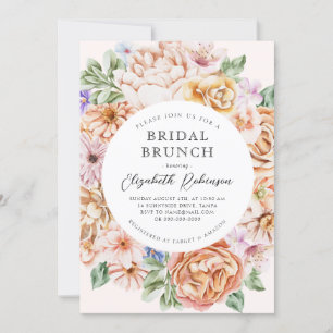 Liebe im blühenden Garten Blume Bridal Brunch Einladung