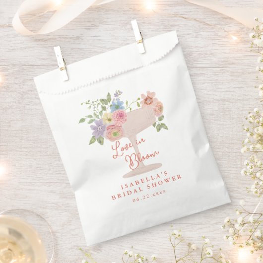Liebe im Blumengarten Brautparty Geschenktütchen (Ausgeschnitten)