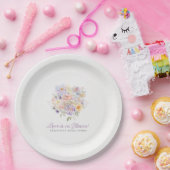 Liebe im Blumenladen Brautparty Willkommen Pappteller (Party)