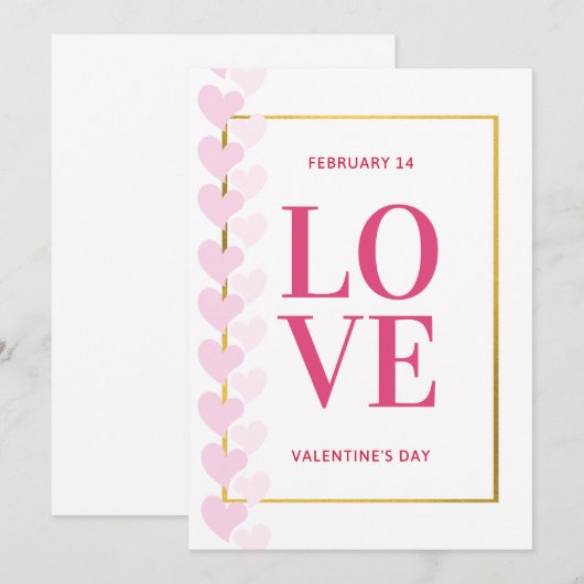 Liebe im Blut Einladung (Vorne/Hinten)