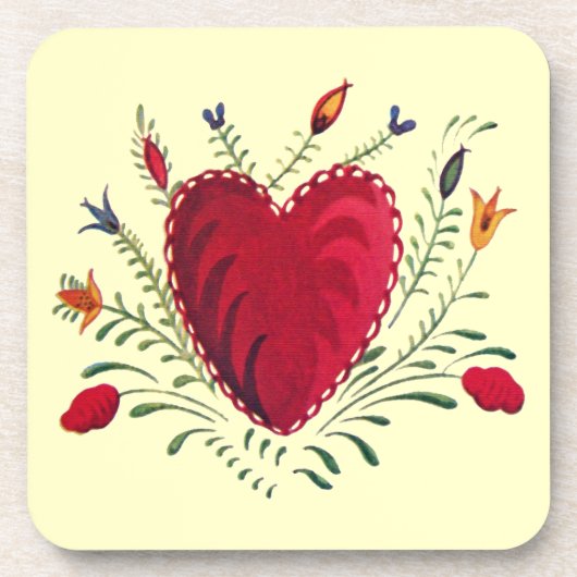 Liebe im Blut Getränkeuntersetzer (Vorderseite)