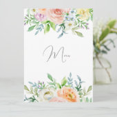 Liebe im Blut, Hochzeitsempfang, Essen Menükarte (Stehend Vorderseite)