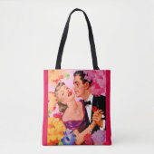 Liebe im Blütendruck Tasche (Vorderseite)