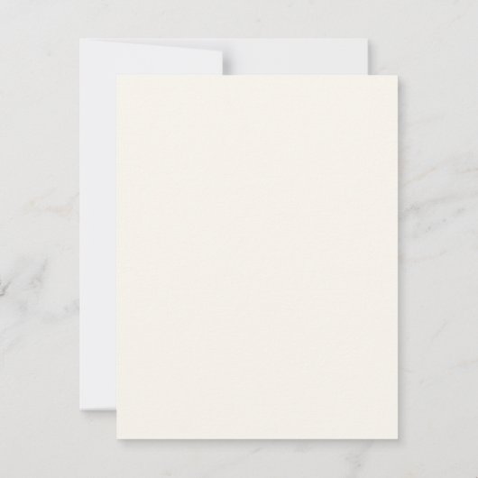 Liebe im blutfarbenen Brautparty Dankeskarte (Rückseite)