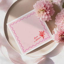 Liebe im blutrosa rosa Brautparty