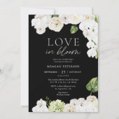 Liebe im botanischen Brautparty des Blooms Einladung (Vorderseite)