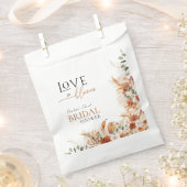Liebe im Brautparty Bloom Boho Chic Terracotta Geschenktütchen (Ausgeschnitten)