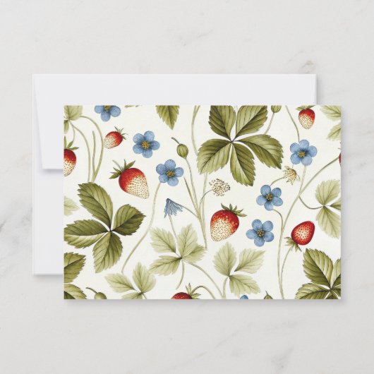 Liebe im Brautparty Bloom Dankeskarte (Rückseite)