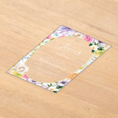 Liebe im Brautparty Bloom Transparent Garden Acryleinladungen (Ablage )