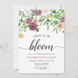 Liebe im Brautparty Bloom Wildblume Garden Einladung