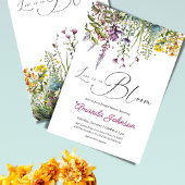 Liebe im Brautparty "Bloom Wildblume Garden" Einladung