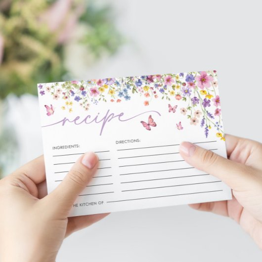 Liebe im Brautparty Blümflora-Schmetterling Begleitkarte