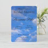 Liebe im Brautparty der Luft Einladung (Stehend Vorderseite)