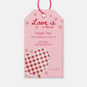 Liebe im Brautparty des Valentins Geschenkanhänger (Vorderseite)