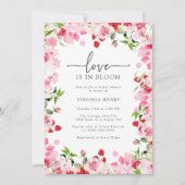 Liebe im Brautparty Einladung (Vorderseite)
