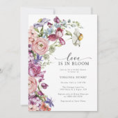 Liebe im Brautparty Einladung (Vorderseite)