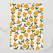 Liebe im Brautparty Folieneinladung (Rückseite)