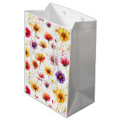 Liebe im Brautparty Mittlere Geschenktüte (Rückseite Schrägansicht)