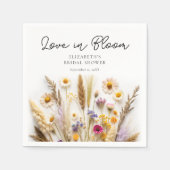 Liebe im Brautparty Serviette (Vorderseite)