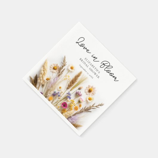 Liebe im Brautparty Serviette (Ecke)