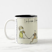 Liebe im digitalen Zeitalter Zweifarbige Tasse (Links)