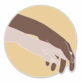 Liebe im Diversity Aufkleber (Vorderseite)