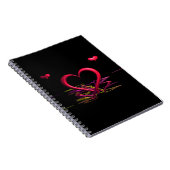 Liebe im Dunkelheit-Spiral-Notebook Notizblock (Rechte Seite)